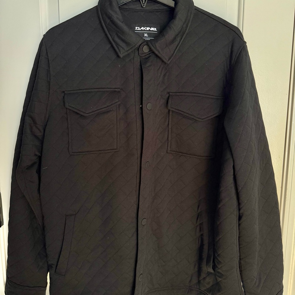 NEW Dakine Men's Quilted Black Shirt Jacket size XL
